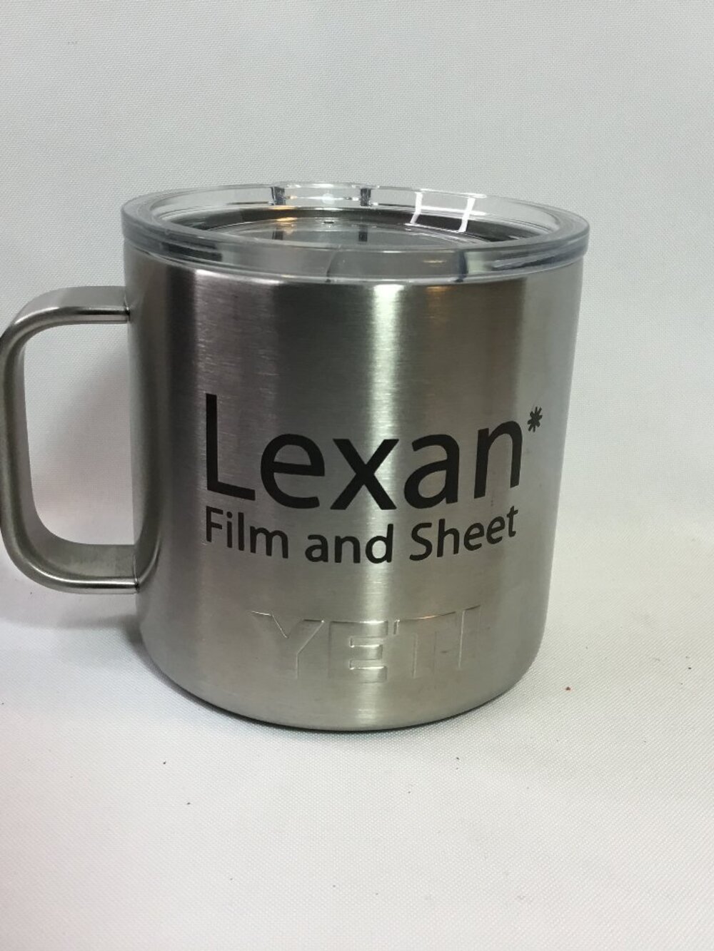 Yeti 14 oz Silver Stainless Steel Insulated Mug w/ Handle